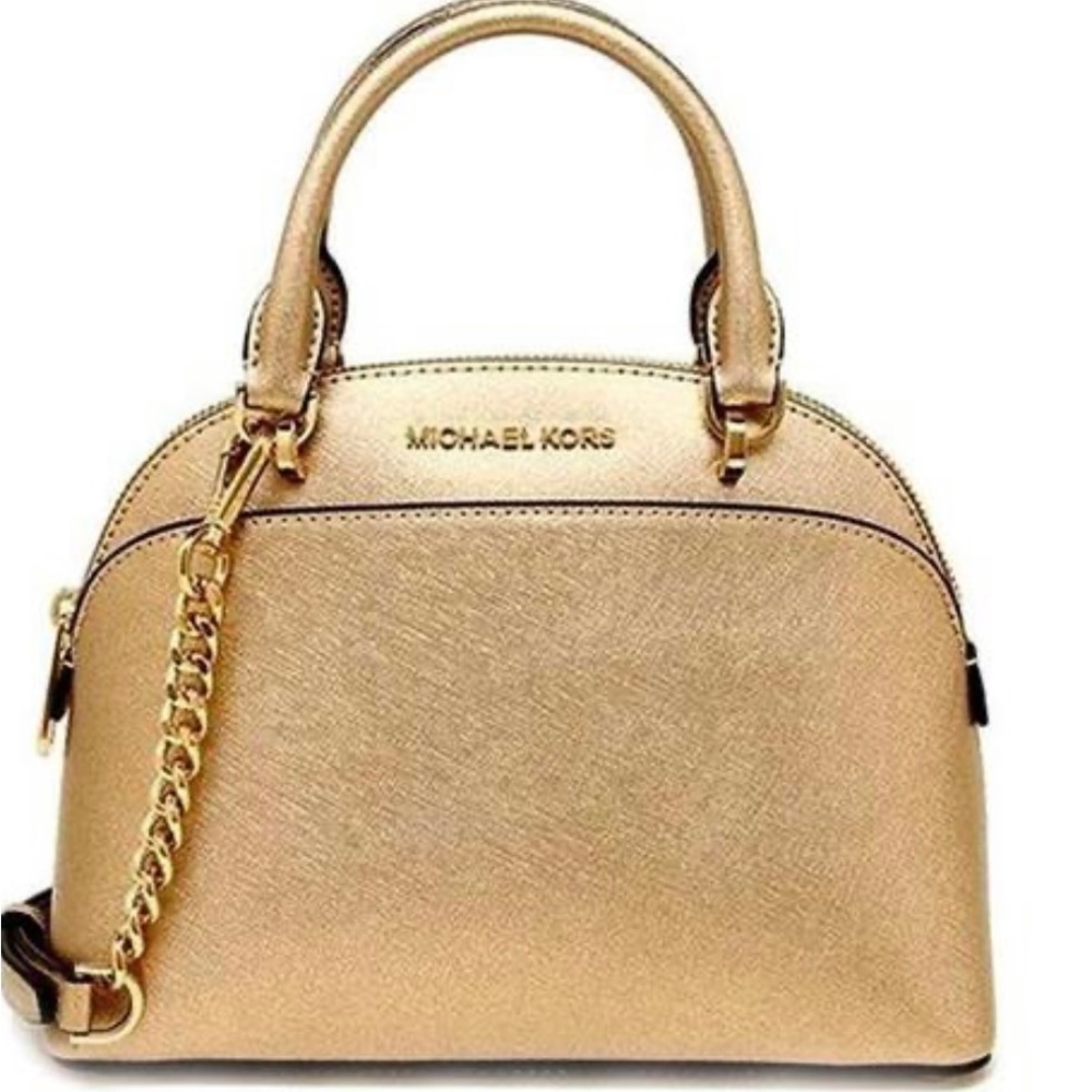 Gold Michael Kors purse like new